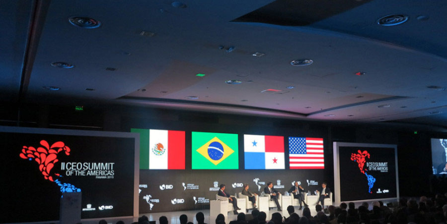 Display LED P4 per interni in una conferenza